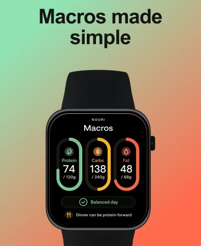 Nouri macro Apple Watch app store screen
