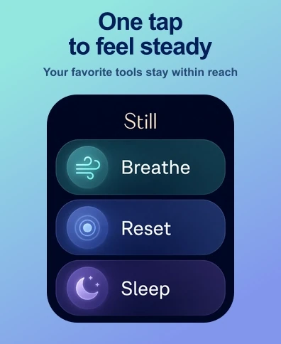 Still night Apple Watch app store screen